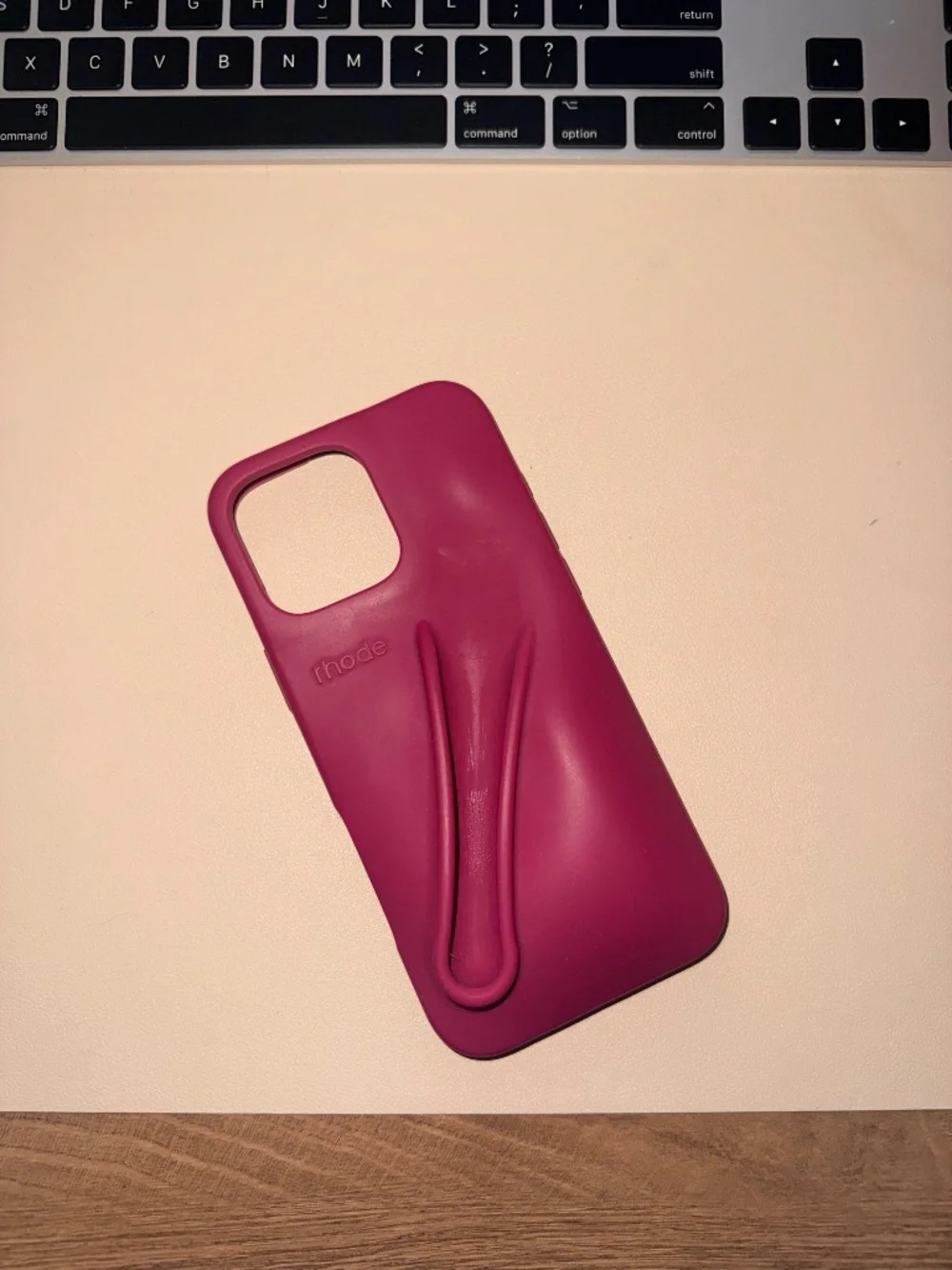 Rhode Silicone Phone Case | Vibrant Magenta | iPhone 16 Pro Max